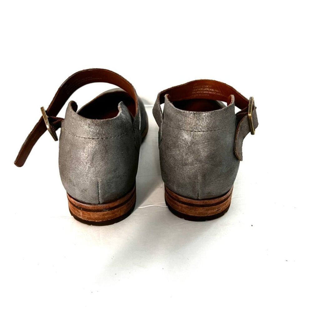 Kork-Ease Bellota Grey metallic Mary Jane Shoes - Picture 4 of 8